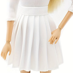 30cm Two-Piece Skirt Set Doll Clothes for Girls' Model Party Dress