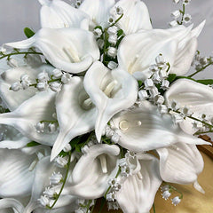 Artificial Calla Lily Bridal Bouquet Set for Wedding Home Decor