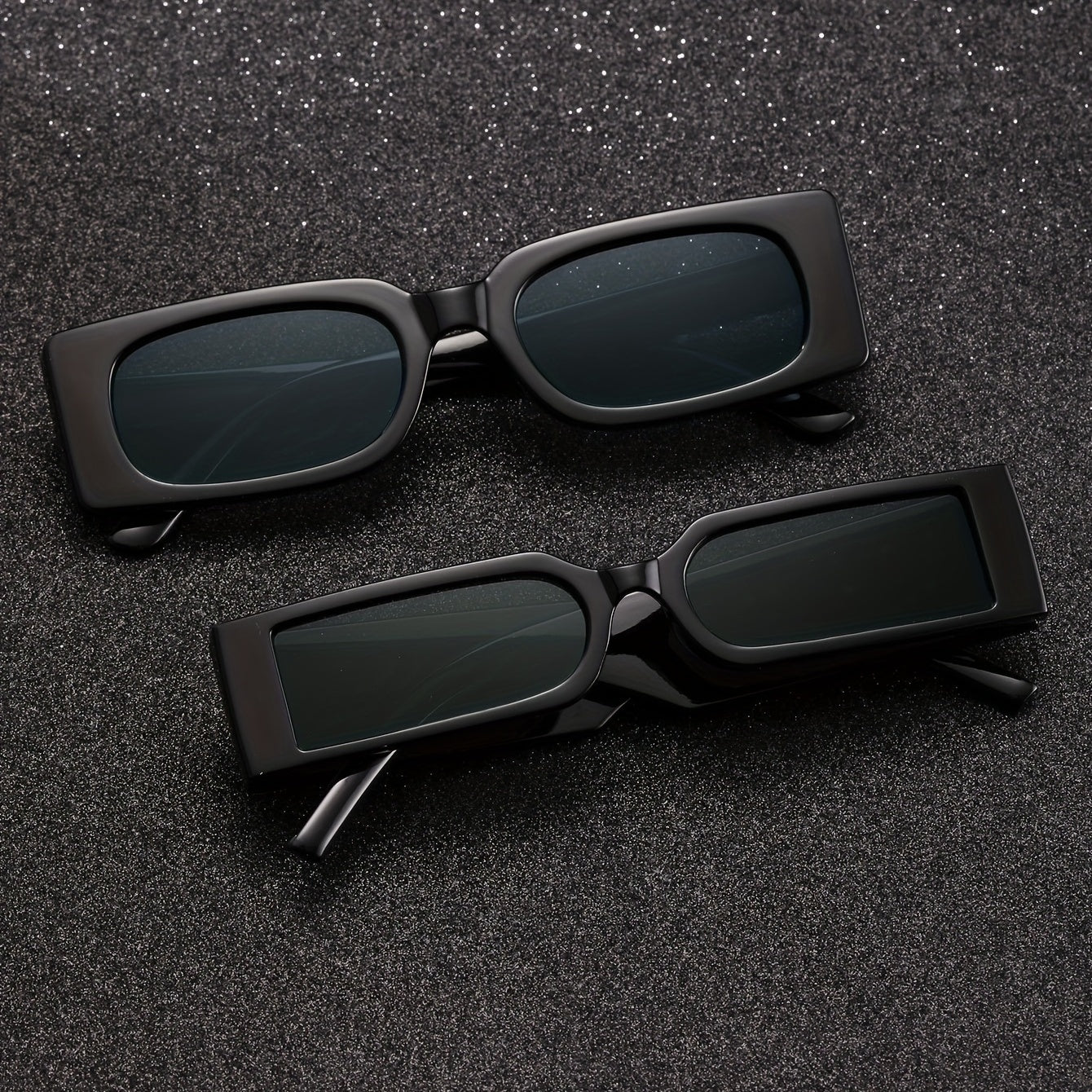 2 Pairs Men's Classic Sunglasses with Case