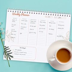 Weekly Planner With To Do List Tasks Achieve Your Goals