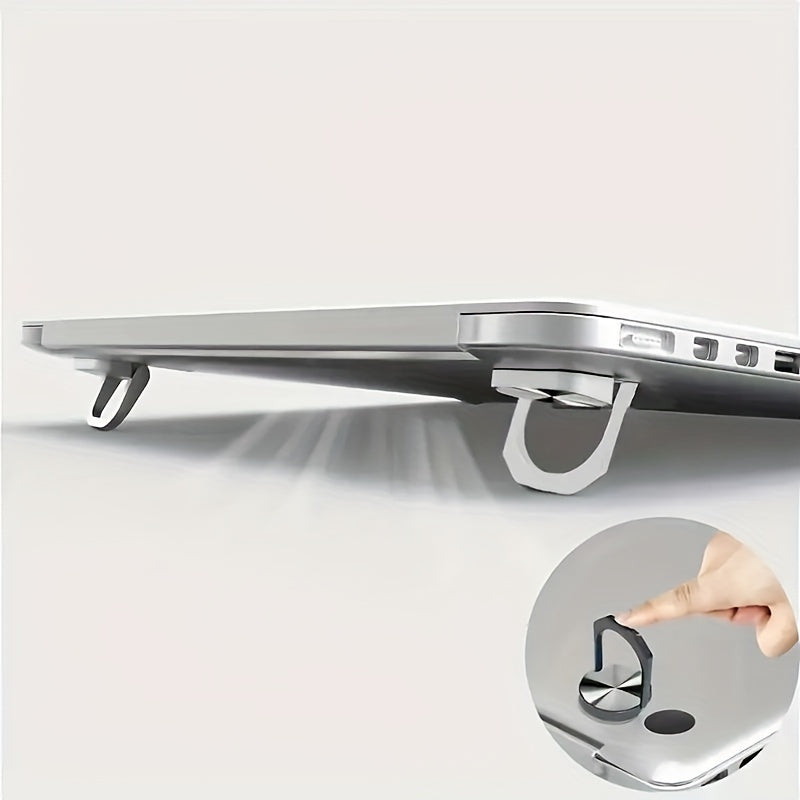 2pcs Laptop Stand Mini Portable Notebook Cooling Lazy Bracket Desktop Stand