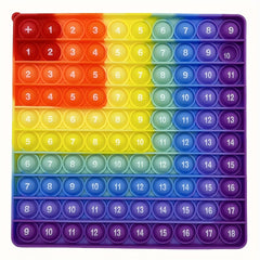 9x9 Math Learning Push Bubble Fidget Pop Toys - Educational Toys