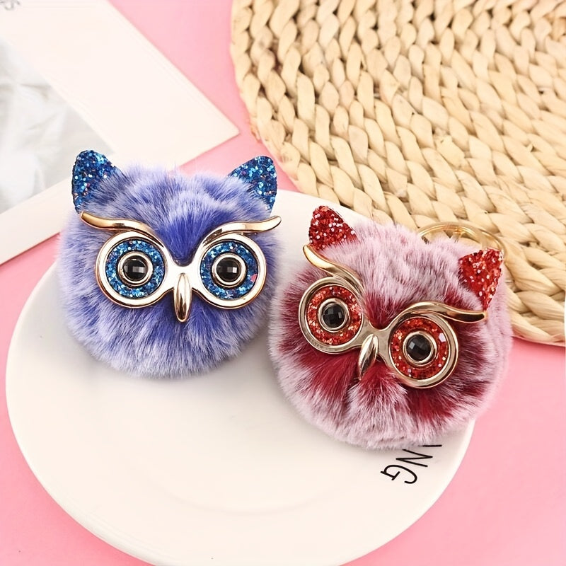Cute Owl Keychain for Women Bags Car Keys Girls Handbag Backpack Pendant