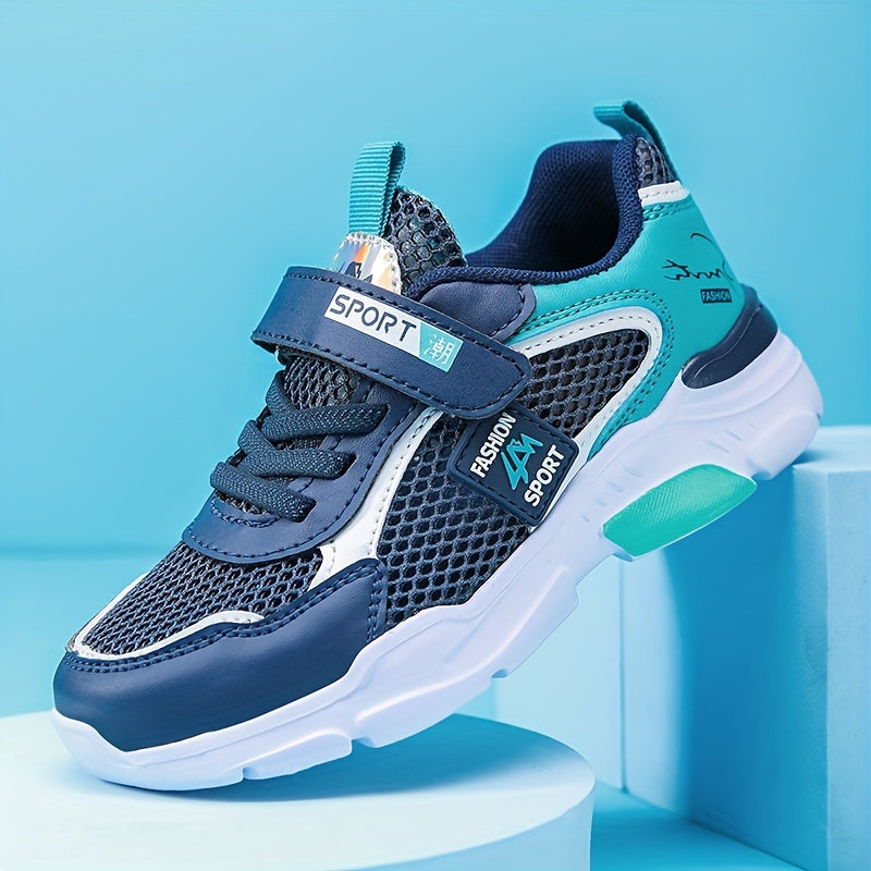 Boys' Breathable Low Top Mesh Sneakers Lightweight Anti Slip
