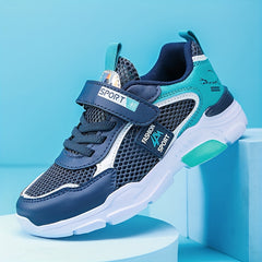 Boys' Breathable Low Top Mesh Sneakers Lightweight Anti Slip