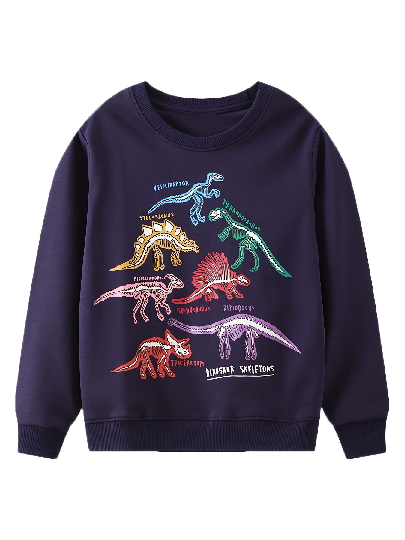 Boy's Cotton Cartoon Print Sweatshirt Outdoor Wear