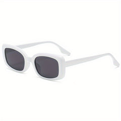 Y2K Rectangle Sunglasses UV400 Anti Glare for Men Women