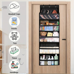 5 Layer Hanging Over The Door Storage Bag - Space Saving Organizer