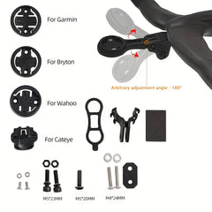 3-in-1 Bike GPS GoPro Speedometer Mount for S5 Handlebars