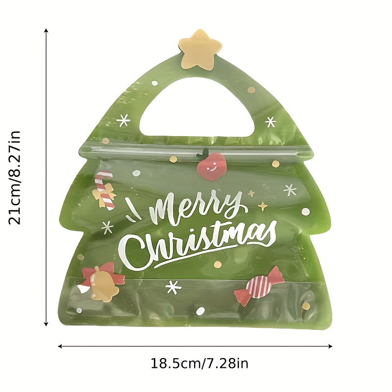 10pcs Christmas Gift Bags Candy Packaging Birthday Parties