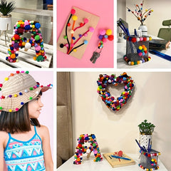 450pcs DIY Twisting Sticks Fur Balls Educational Toys