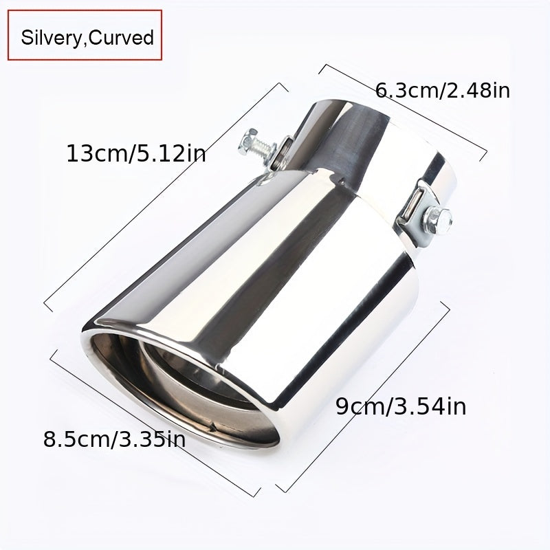 Universal Car Exhaust Tip Stainless Steel Auto Muffler Tail Pipe Car Accessories