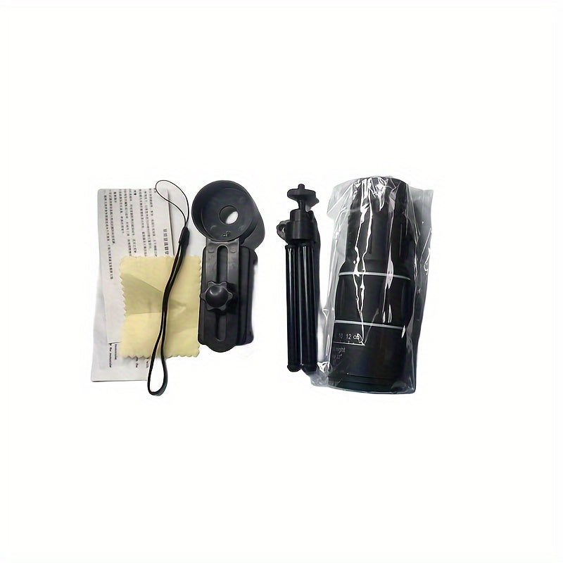 16x52 Monocular Telescope with Phone Clip & Tripod