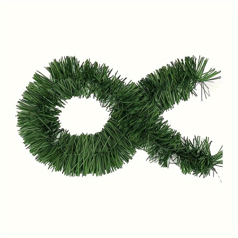 1pc Christmas Wreath Green Decor Outdoor/Indoor Use