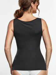 Women's Sports Tank Top Solid Stretch Tummy Control Sleeveless