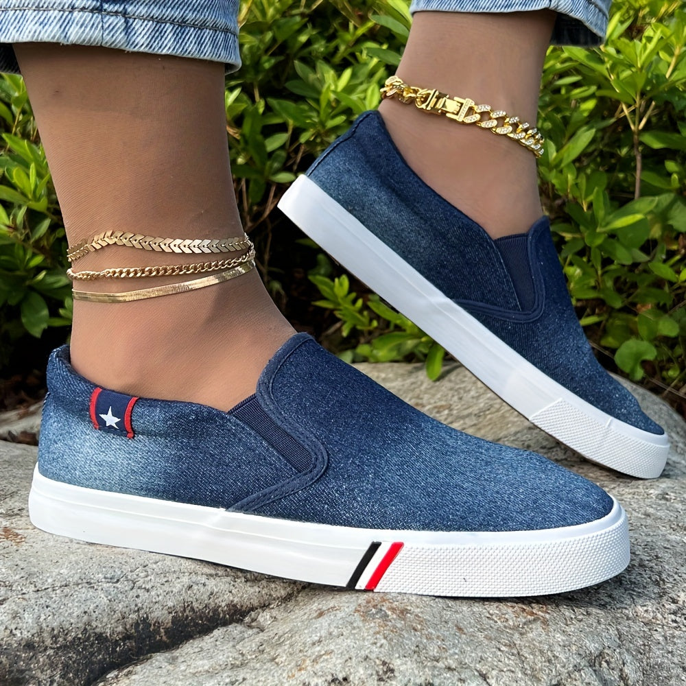 Men's Casual Denim Canvas Shoes for Summer and Autumn