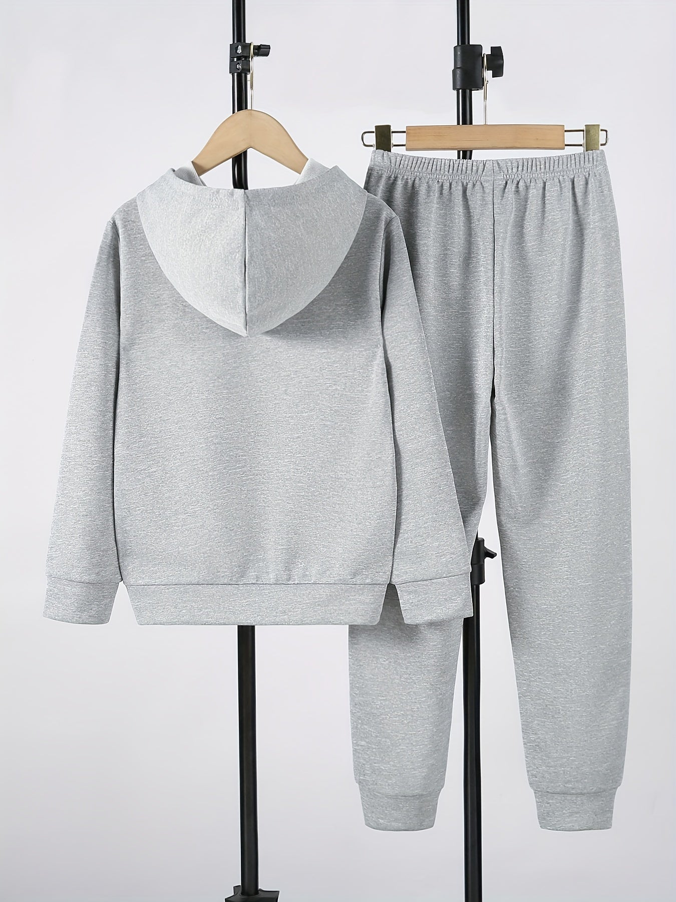 Boy's Truck Pattern 2pcs Hoodie & Sweatpants Set I LOVE MONSTER TRUCKS