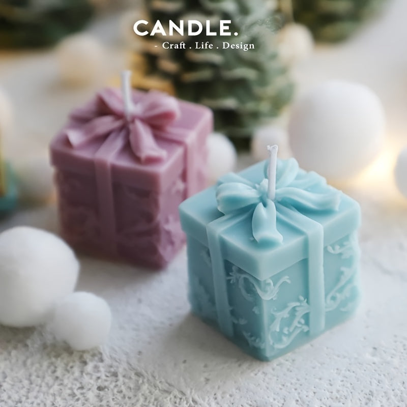 Silicone Candle Mold DIY Christmas Box Soap Aroma Mold