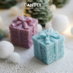 Silicone Candle Mold DIY Christmas Box Soap Aroma Mold