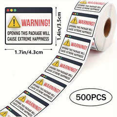500pcs Roll Happy Small Business Thank You Stickers for Mail Packaging