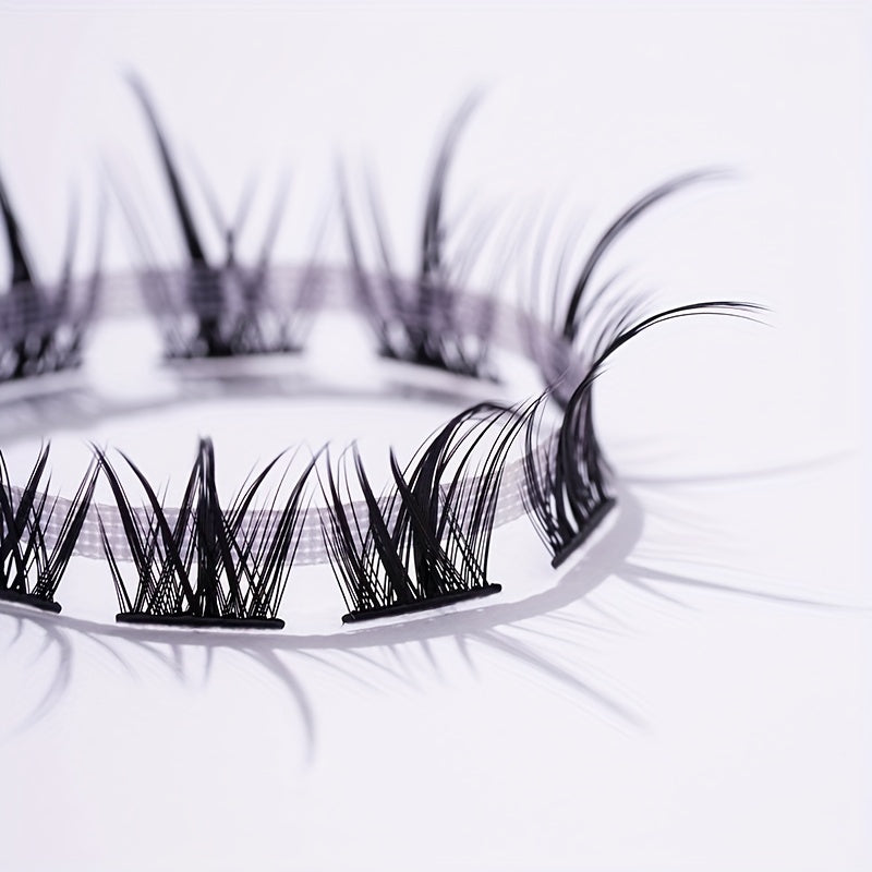 Fairy Style Cluster Eyelashes 6 Lengths 72 Clusters