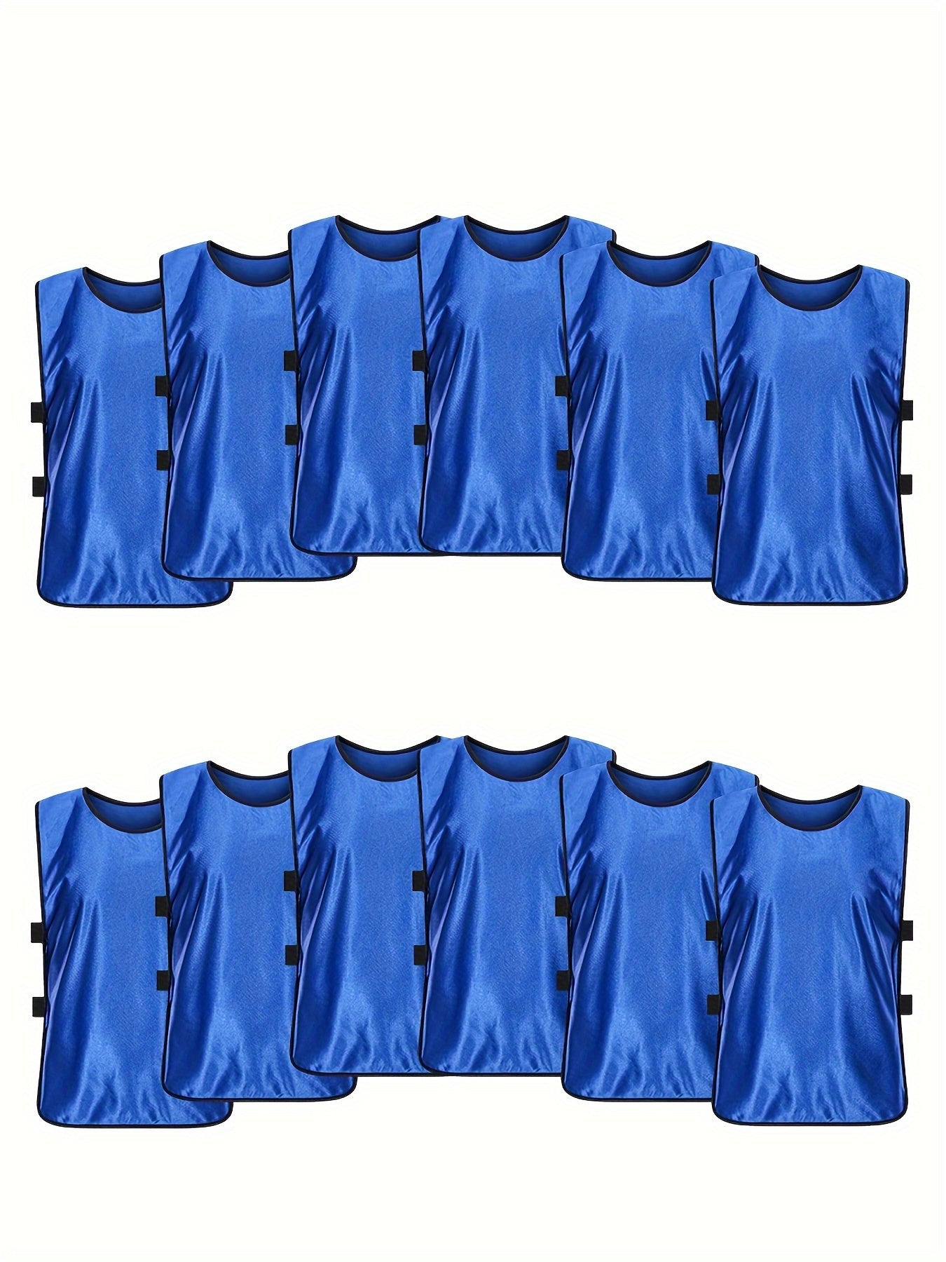 12pcs Athletic Scrimmage Training Vest Soccer Basketball Practice