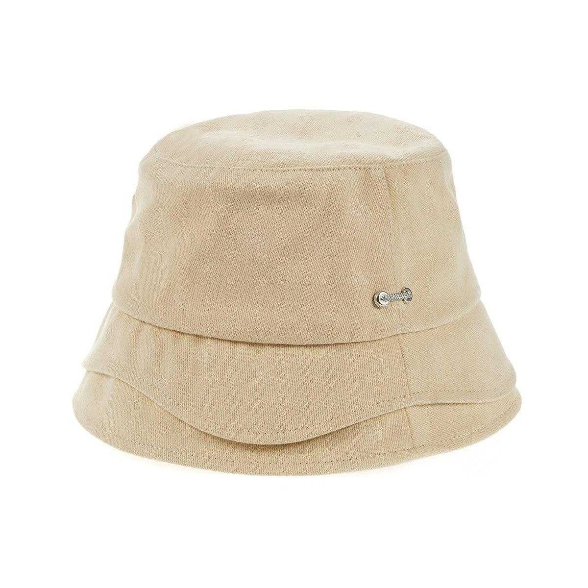 Double Layer Solid Fisherman Hat Unisex Bucket Hat