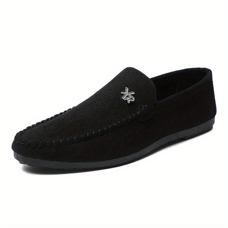 Men's Comfy Moc Toe Loafer Shoes Non-slip Slip On Driving Shoes Spring Summer