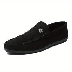 Men's Comfy Moc Toe Loafer Shoes Non-slip Slip On Driving Shoes Spring Summer