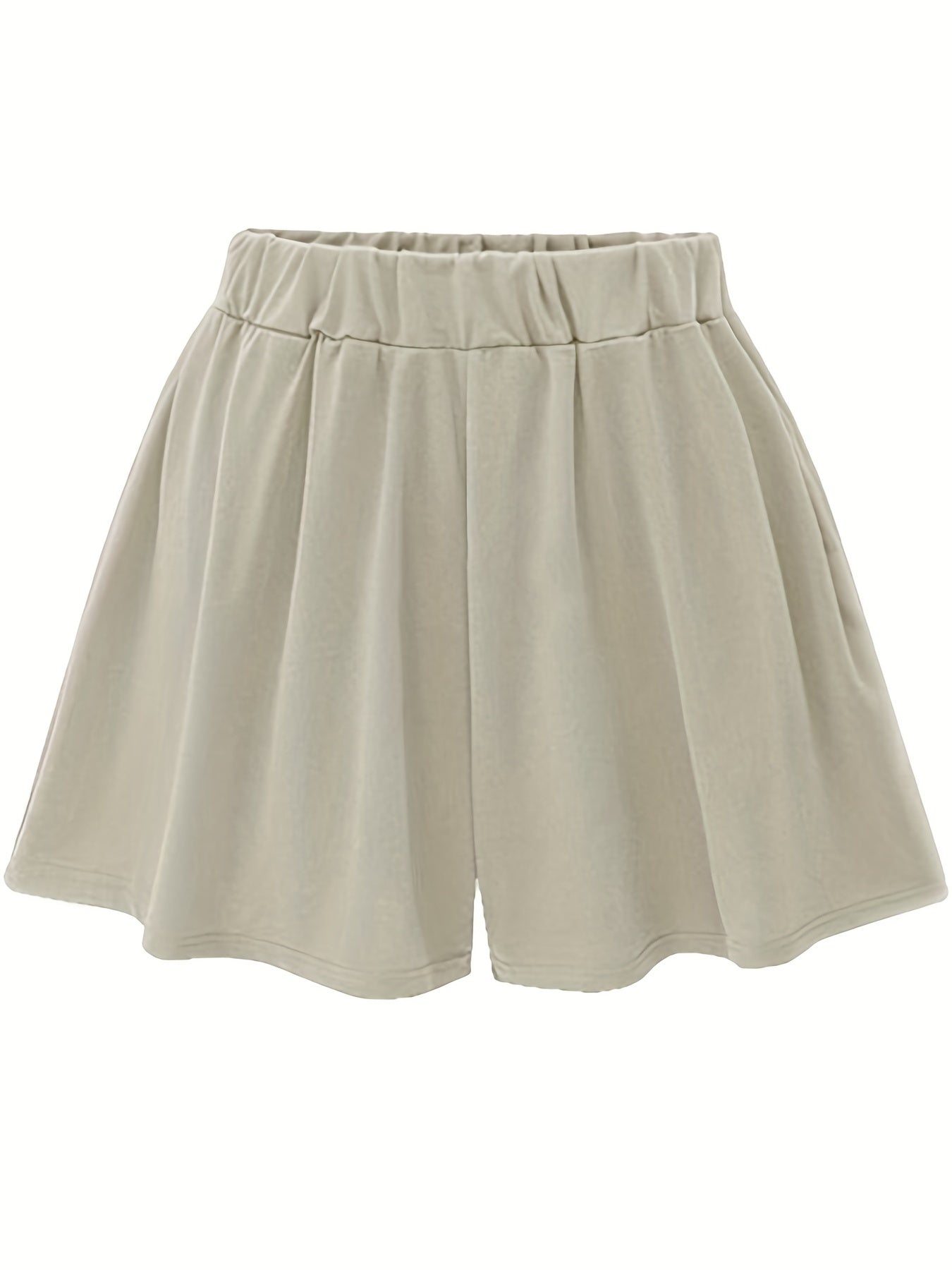 Women's Plus High Rise High Stretch Basic Shorts