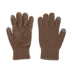 3pcs Fleece Sporty Hat Gloves Scarf Set for Outdoor Activities