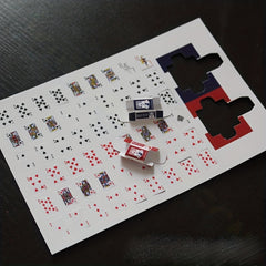 1pc Mini Poker Playing Cards Creative Gift Tabletop Game Travel Accessories