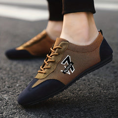 Men's Lace up Sneakers Comfortable Walking Shoes