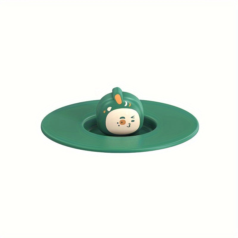 Cartoon Silicone Cup Cover Non-slip Dustproof Tea Cup Lid