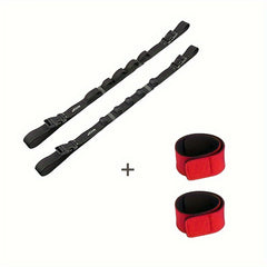4pcs Fishing Rod Fixed Straps Set Car Fishing Rod Storage Outdoor Fishing