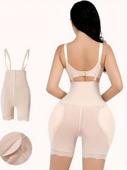 Lace Trim Shaping Shorts Tummy Control Slimming Underwear