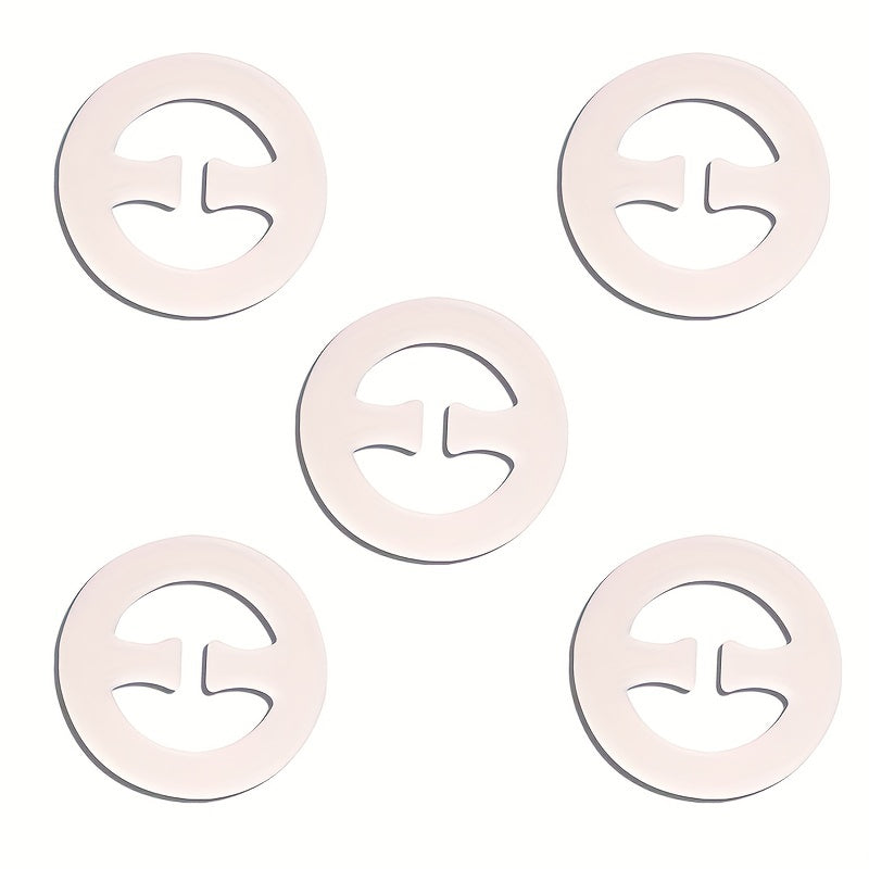5pcs Invisible Bra Strap Clips Non slip Buckles for Braless Look