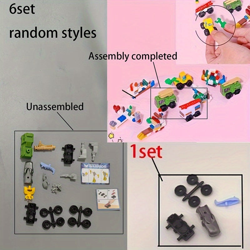 Small Car Building Blocks Toy Puzzle - Parent Child Interactive Toy