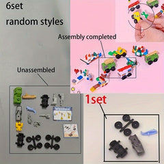 Small Car Building Blocks Toy Puzzle - Parent Child Interactive Toy