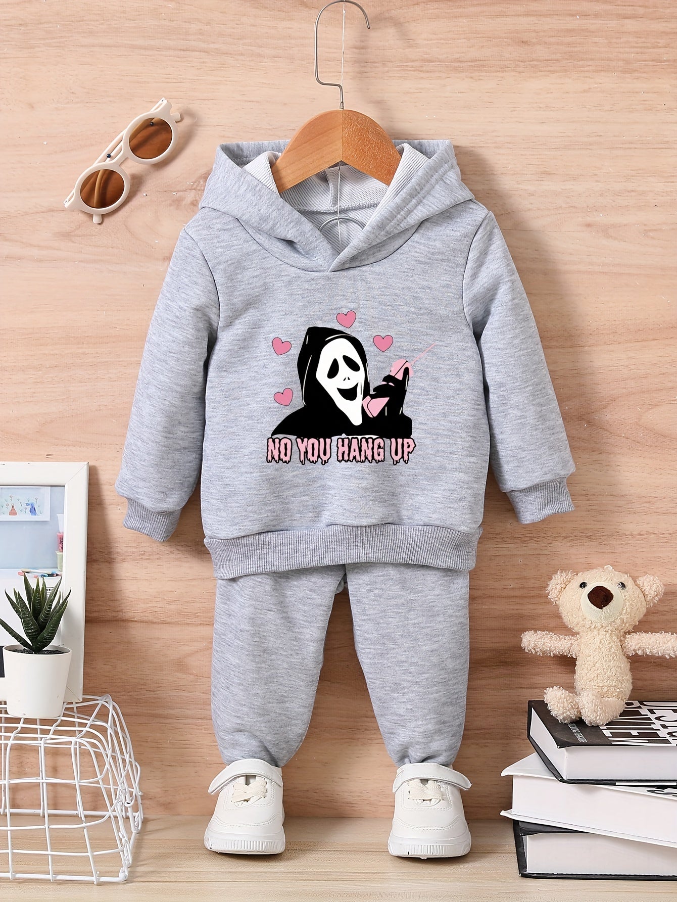 Toddler Baby Halloween Outfit Set Long Sleeve Sweatshirt Trousers