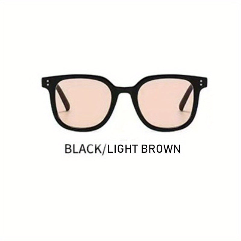 Street Style Men's Sunglasses Orange Pink Green Tea Gray