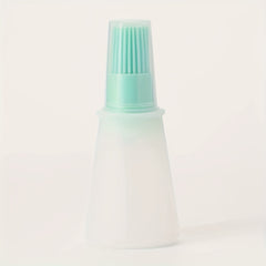 Flat Bottom Silicone Grill Bottle Brush for BBQ Cooking Baking