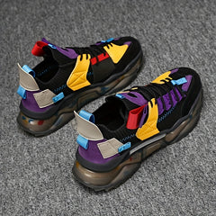 Men's Shock Absorbing Athletic Sneakers Lace Up Shoes