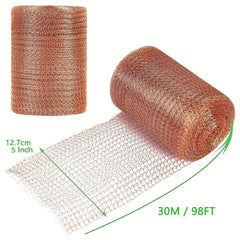 1pc Copper Mesh Rodent Mesh Sturdy Pure Copper Wire Mesh Gap Copper Blocker Fill