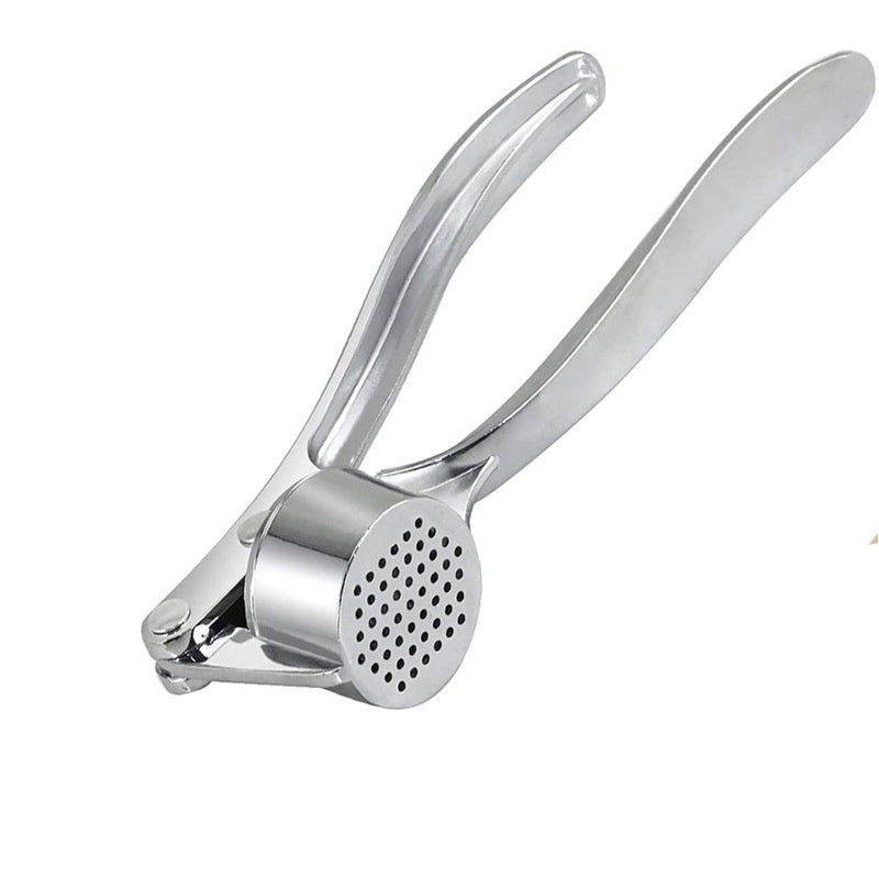 Zinc Alloy Garlic Press Manual Crusher Handheld Ginger Kitchen Tool