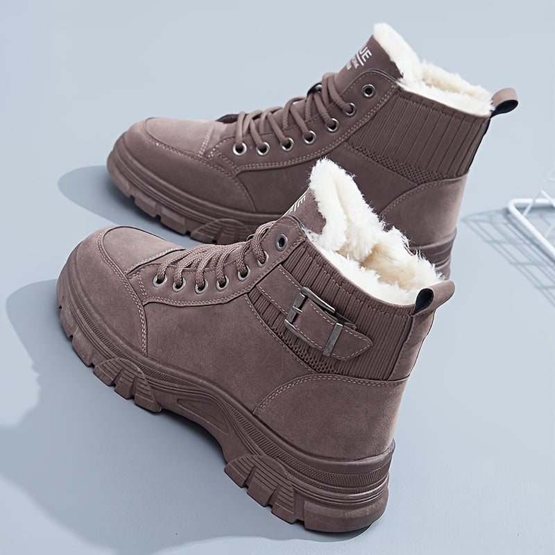 Thickened Medium Tube Snow Boots Warm Sneakers Women's Footwear