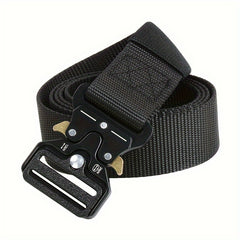 Quick Release Buckle Canvas Belt Outdoor Men's Military Training Belt