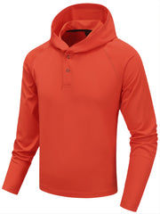 Men's Windproof Athletic Hoodie for Hiking