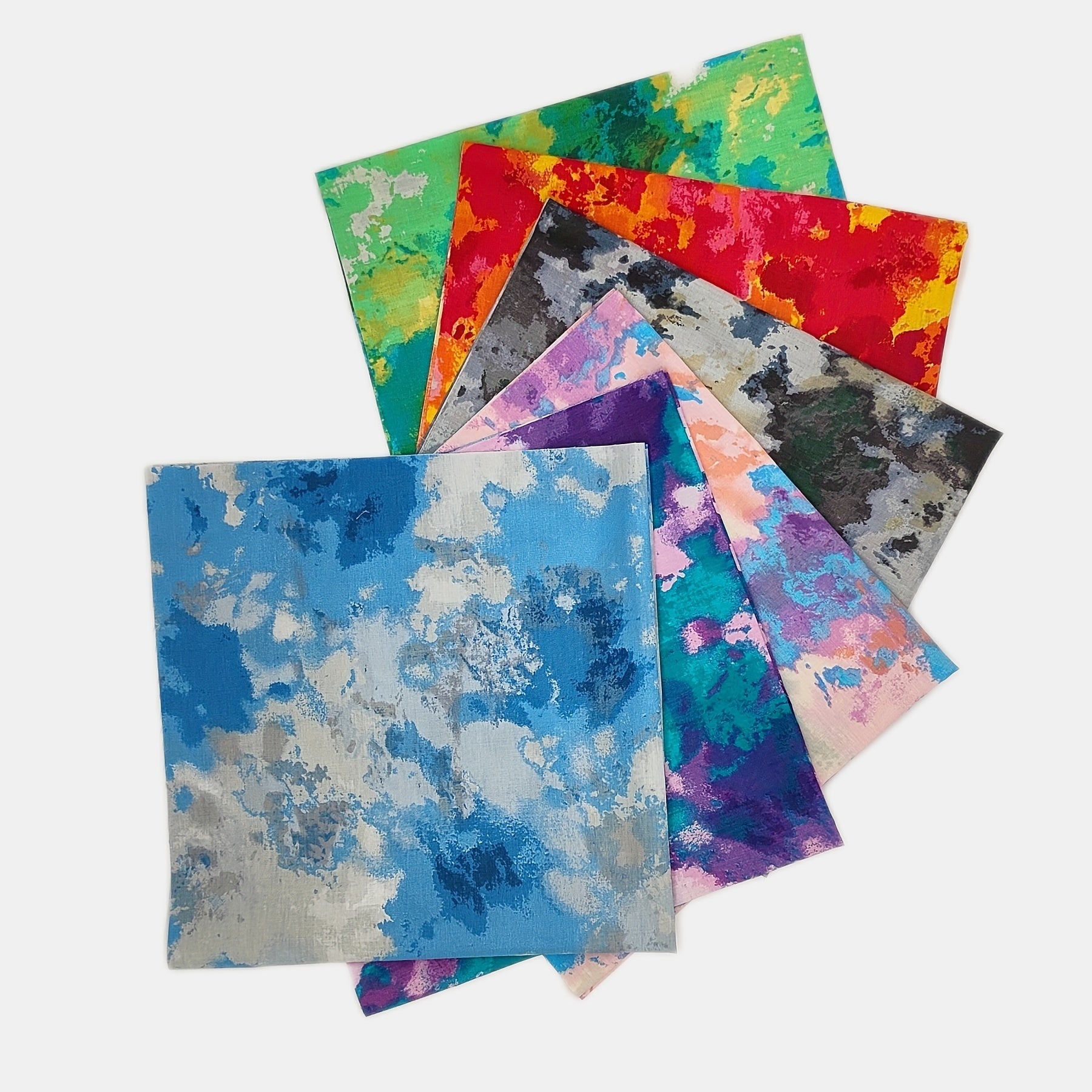 6pcs Quilting Fabric Cotton Craft DIY Doll Clothes Precut Patchwork Sewing