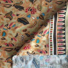 Cotton And Linen Printed Fabric Bohemian Ethnic Style Decorative Fabric 1 Yard